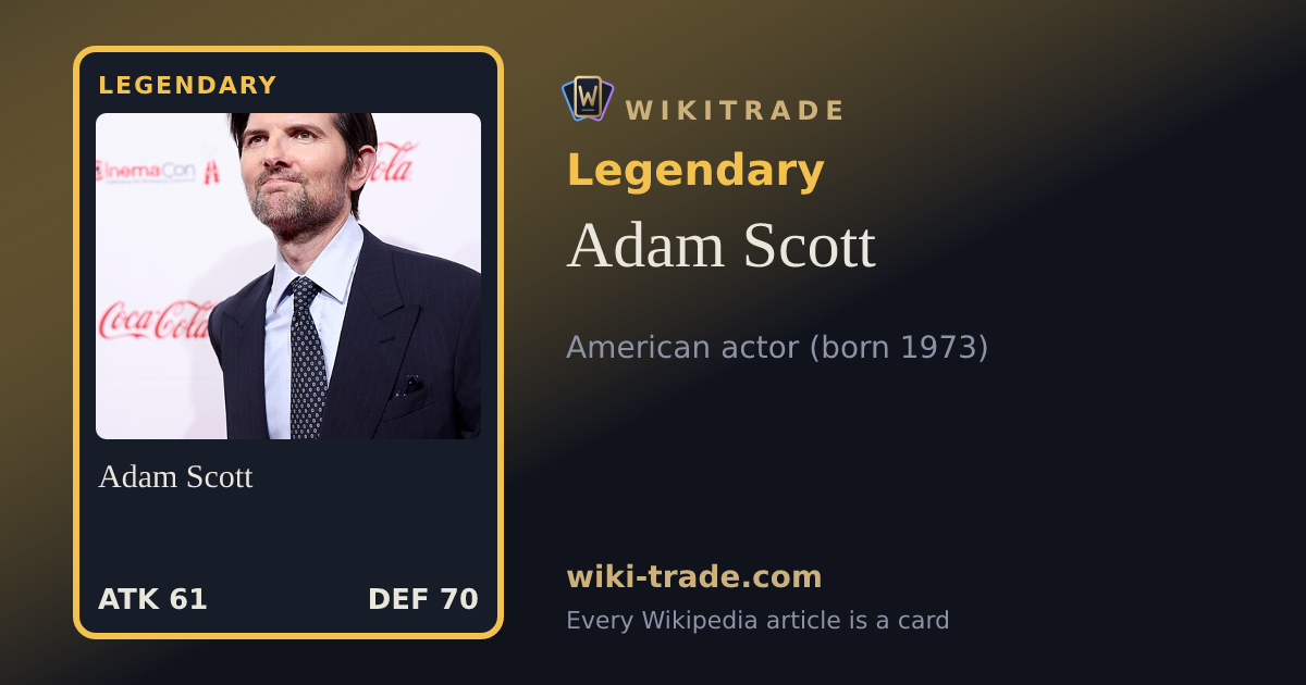 Adam Scott — Legendary card