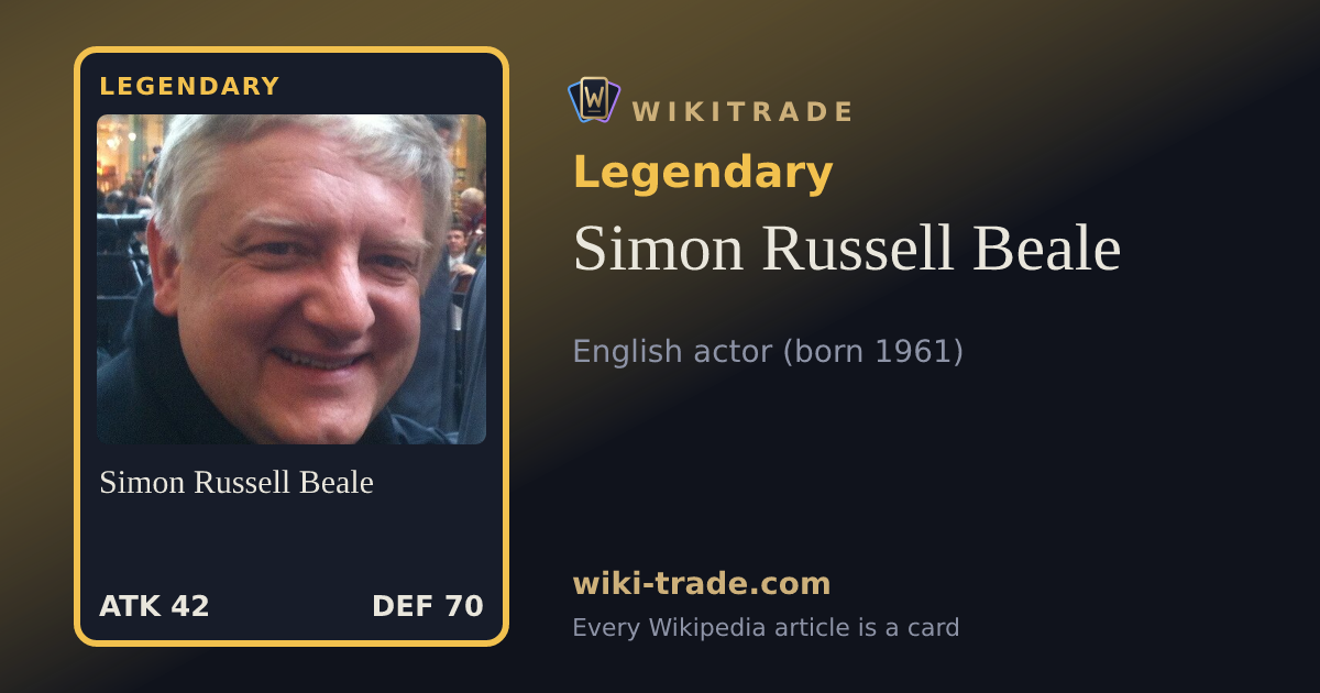 Simon Russell Beale — Legendary card