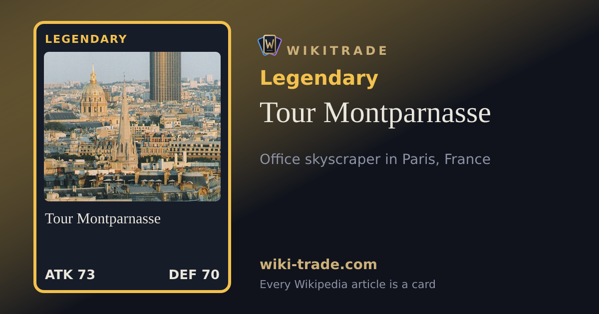 Tour Montparnasse — Legendary card