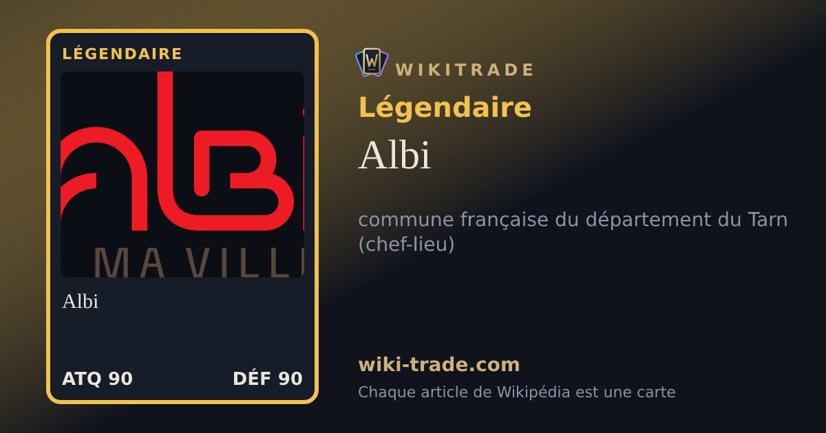 Albi — carte Légendaire