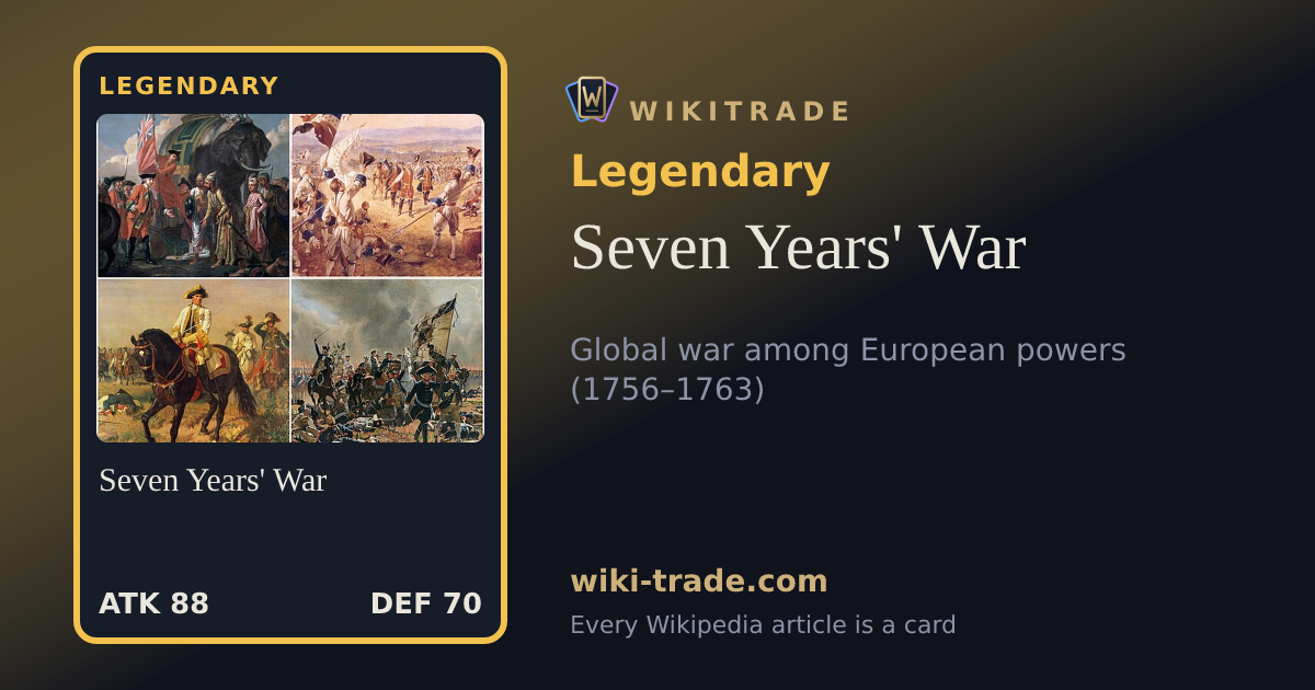 Seven Years' War — Legendary card