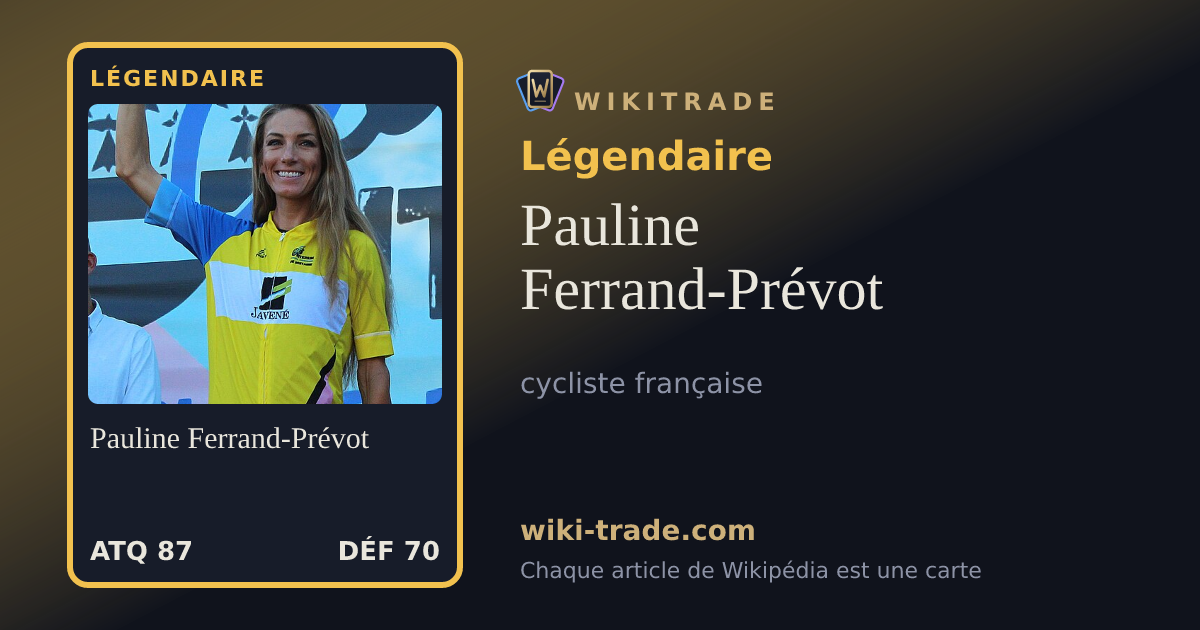 Pauline Ferrand-Prévot — carte Légendaire