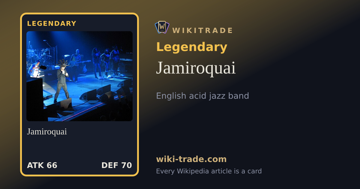 Jamiroquai — Legendary card