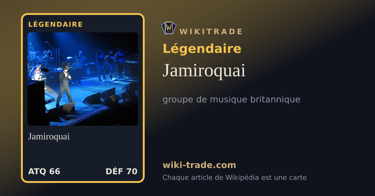 Jamiroquai — carte Légendaire