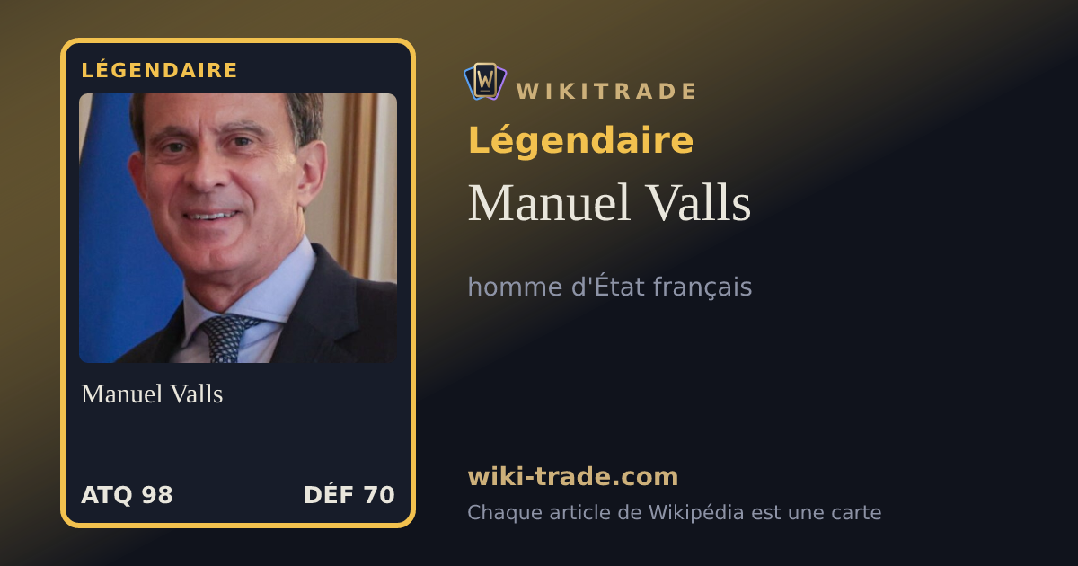 Manuel Valls — carte Légendaire