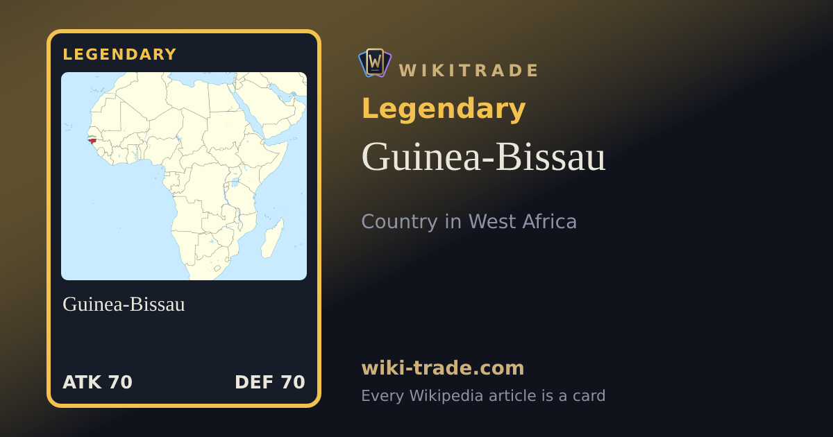 Guinea-Bissau — Legendary card