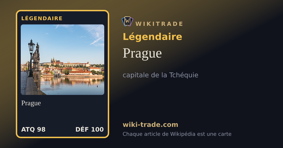 Prague — carte Légendaire
