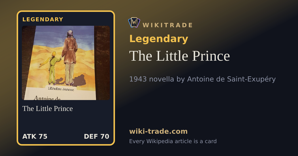 The Little Prince — Legendary card