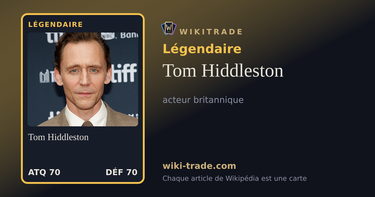 Tom Hiddleston — carte Légendaire
