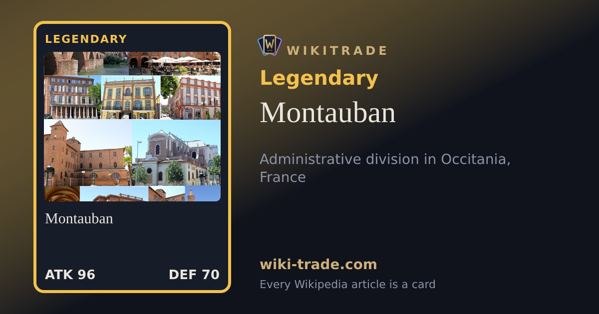 Montauban — Legendary card
