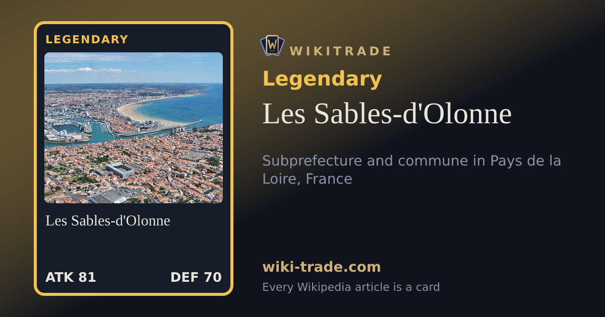 Les Sables-d'Olonne — Legendary card