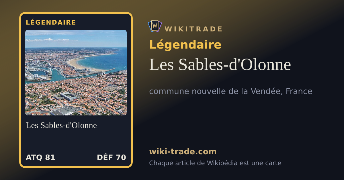 Les Sables-d'Olonne — carte Légendaire