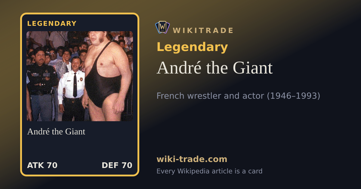 André the Giant — Legendary card