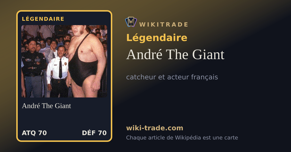 André The Giant — carte Légendaire