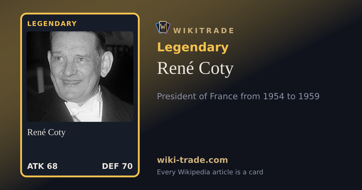 René Coty — Legendary card