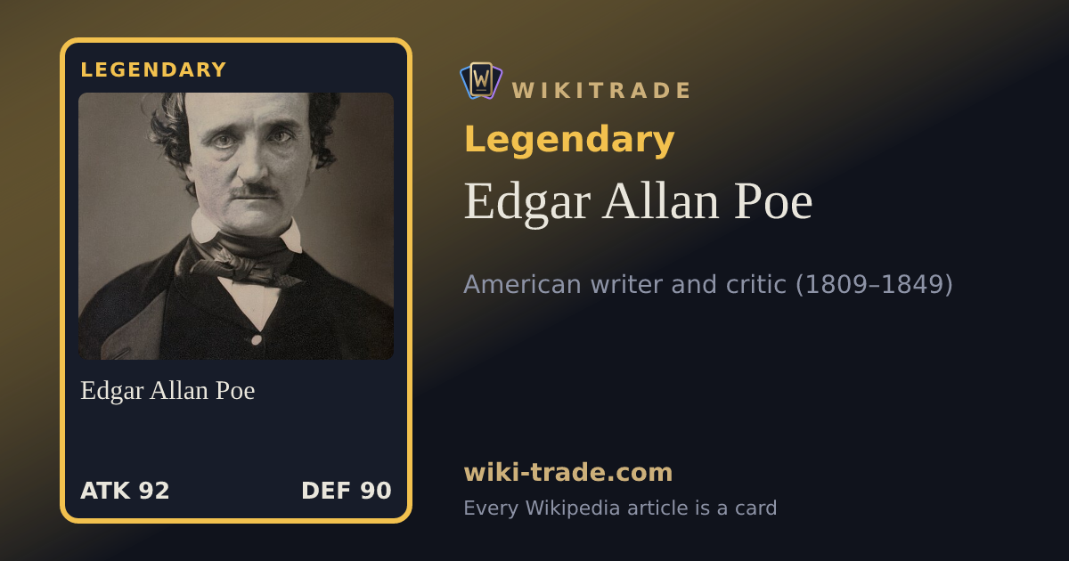 Edgar Allan Poe — Legendary card