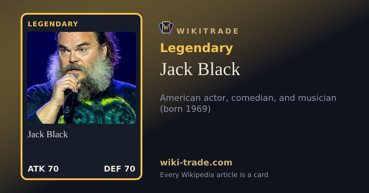 Jack Black — Legendary card
