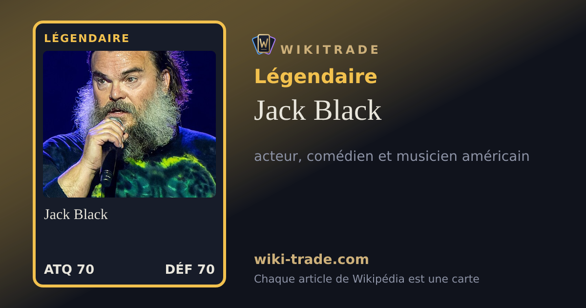 Jack Black — carte Légendaire