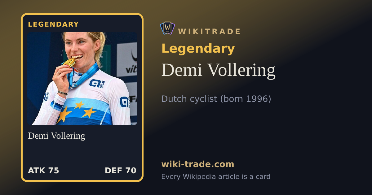 Demi Vollering — Legendary card