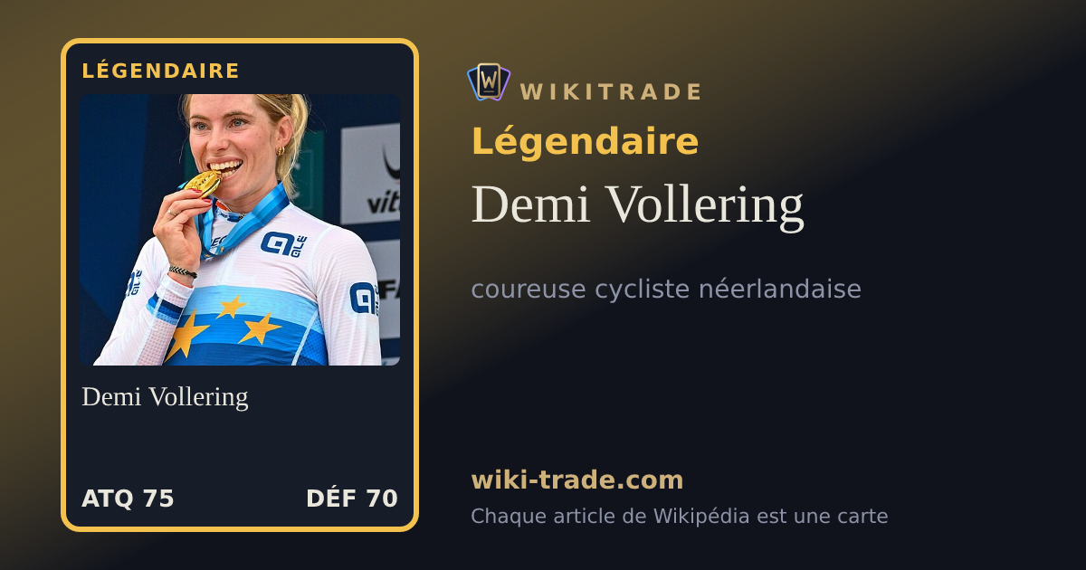 Demi Vollering — carte Légendaire