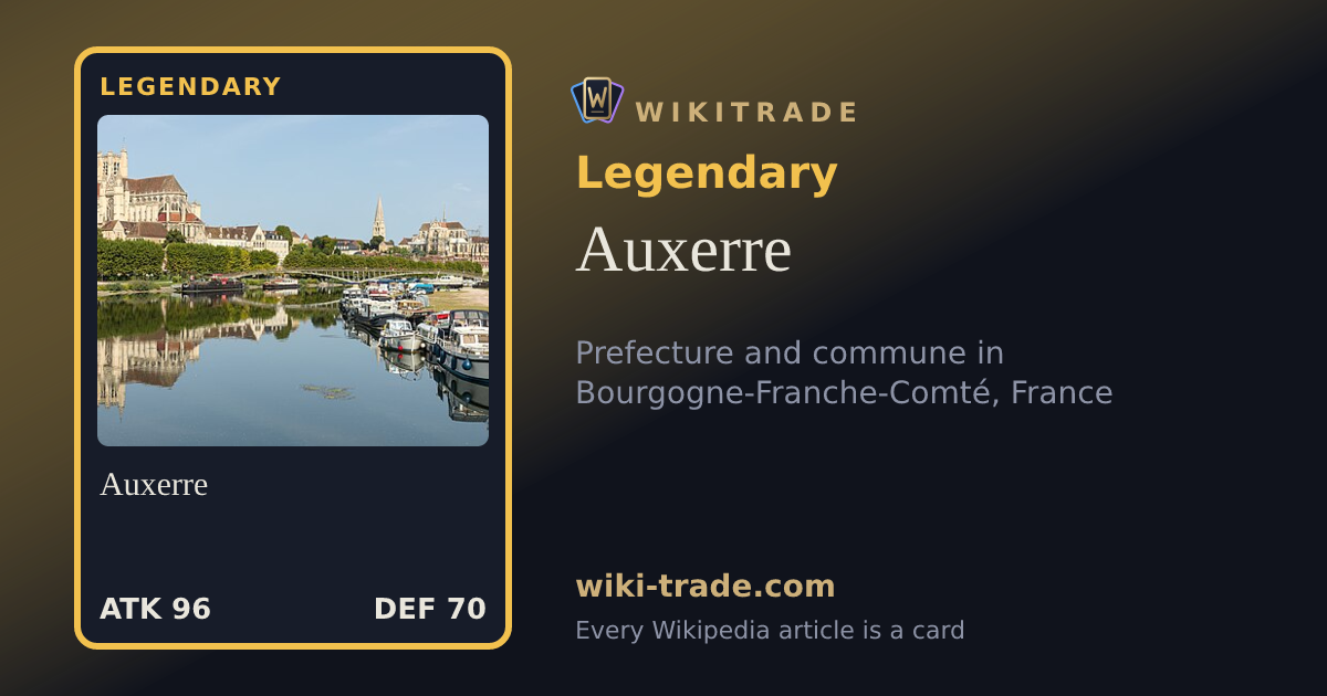 Auxerre — Legendary card