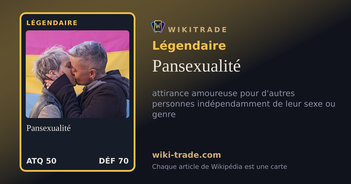 Pansexualité — carte Légendaire