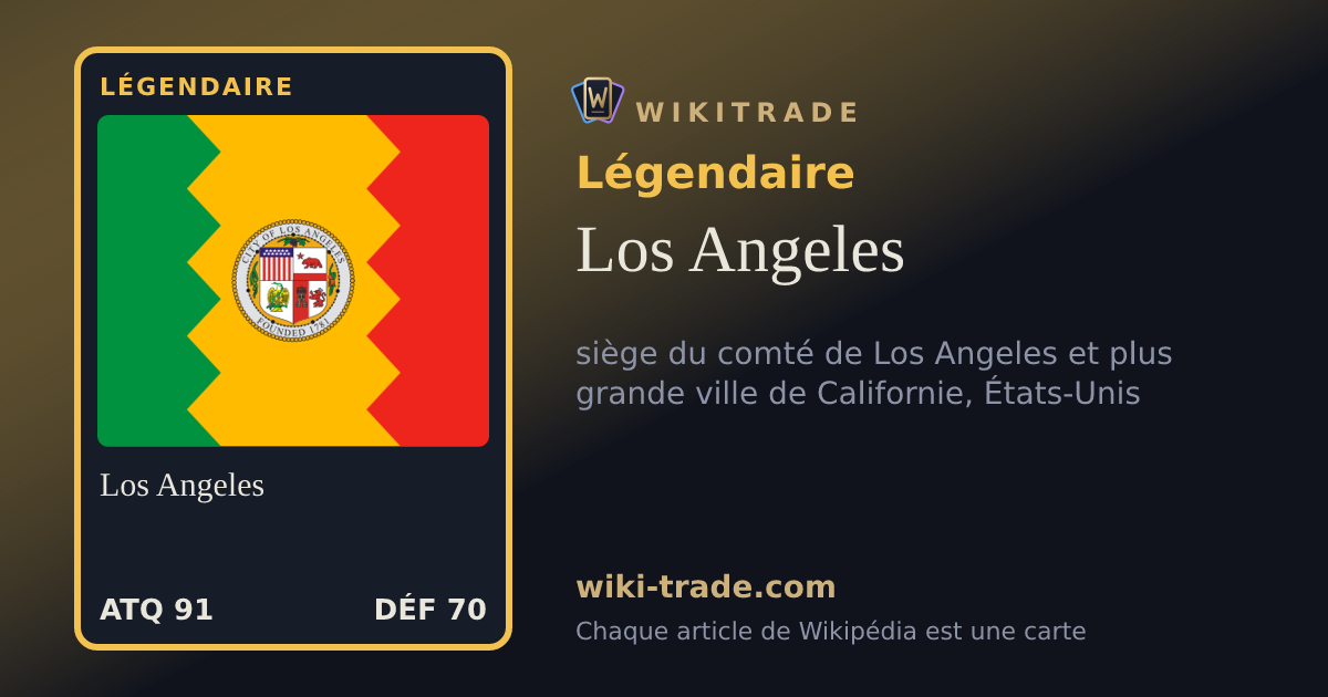 Los Angeles — carte Légendaire