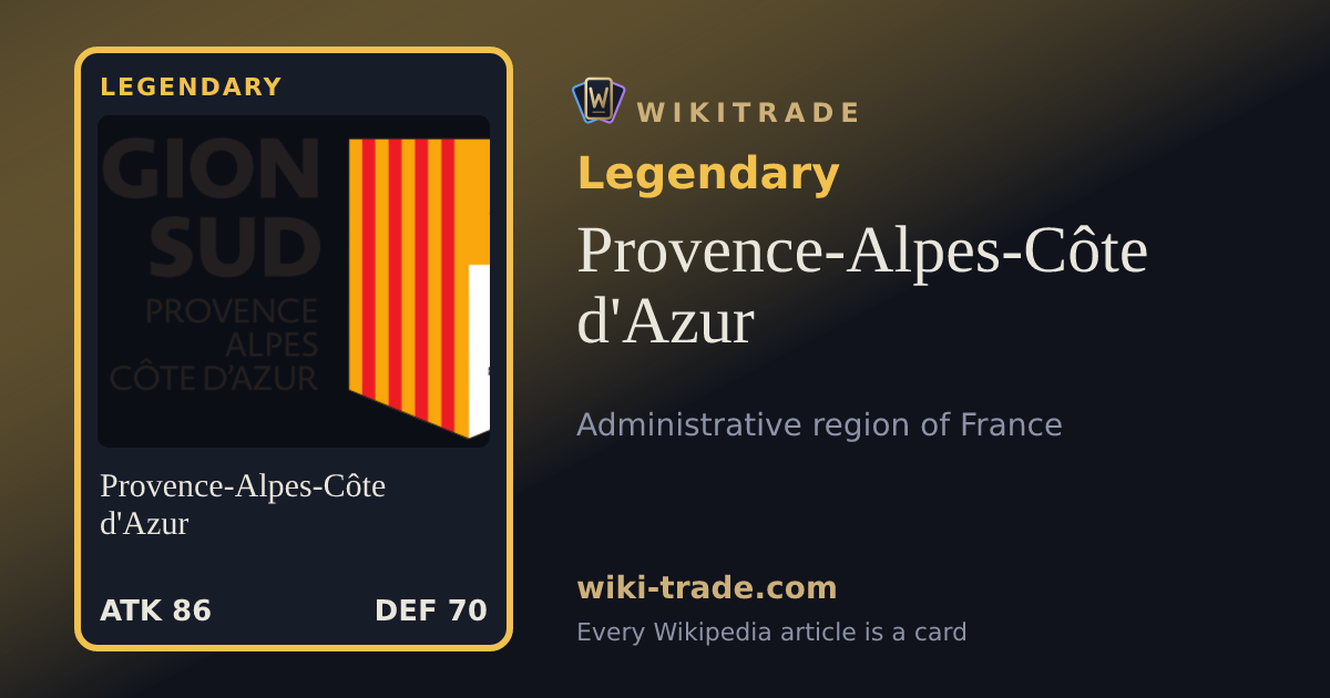 Provence-Alpes-Côte d'Azur — Legendary card