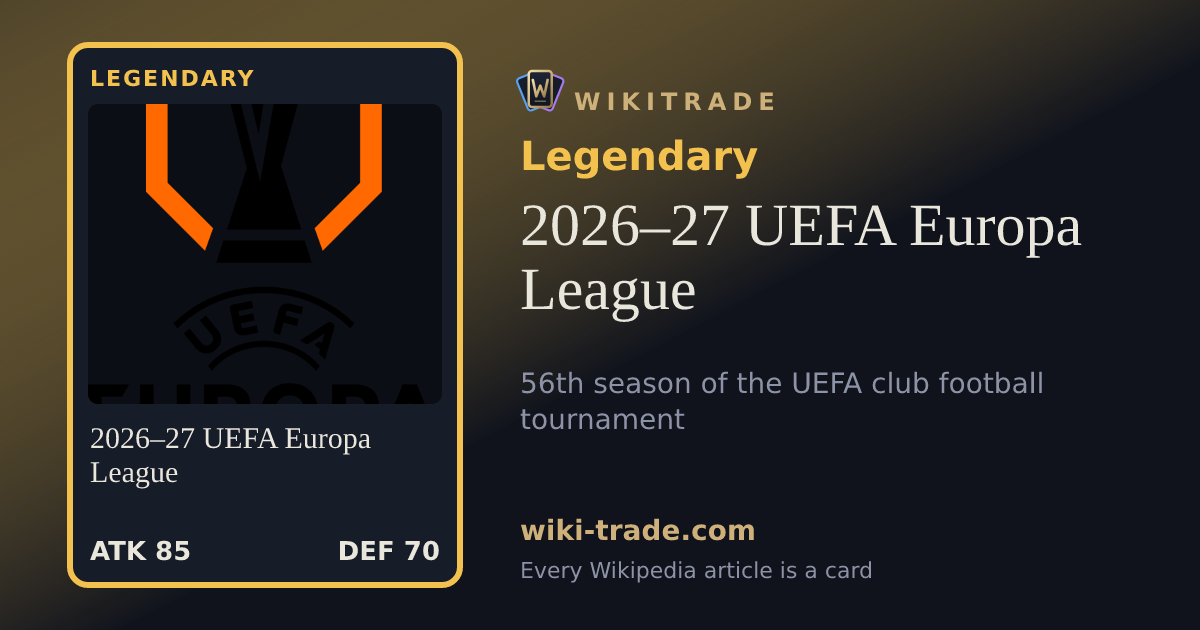 2026–27 UEFA Europa League — Legendary card