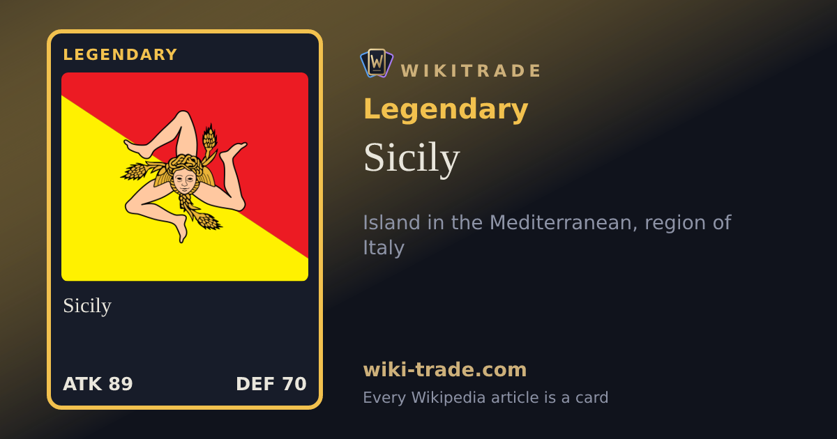 Sicily — Legendary card