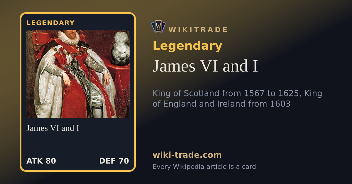 James VI and I — Legendary card