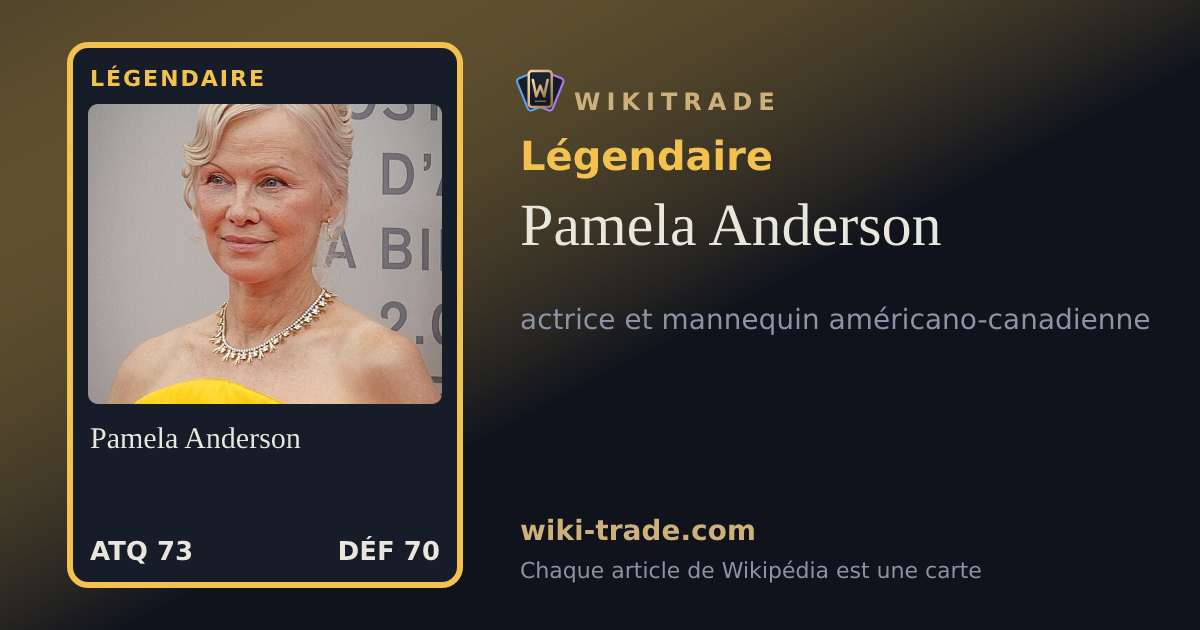 Pamela Anderson — carte Légendaire