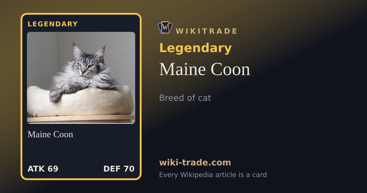Maine Coon — Legendary card