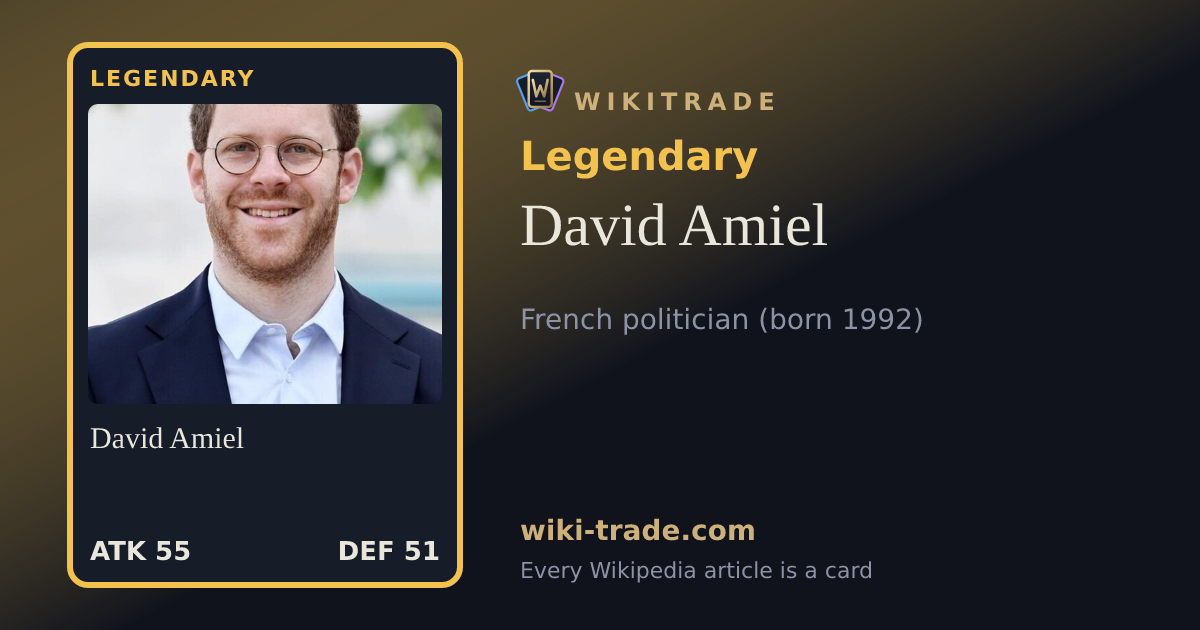 David Amiel — Legendary card