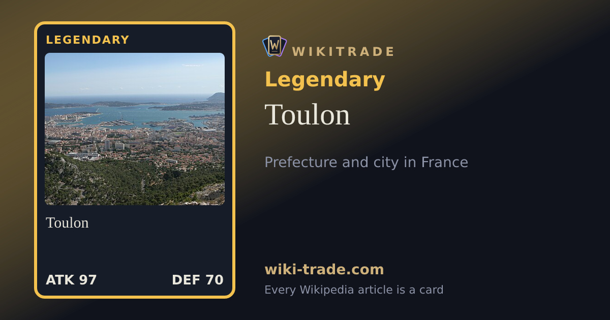 Toulon — Legendary card