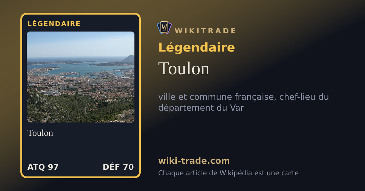 Toulon — carte Légendaire