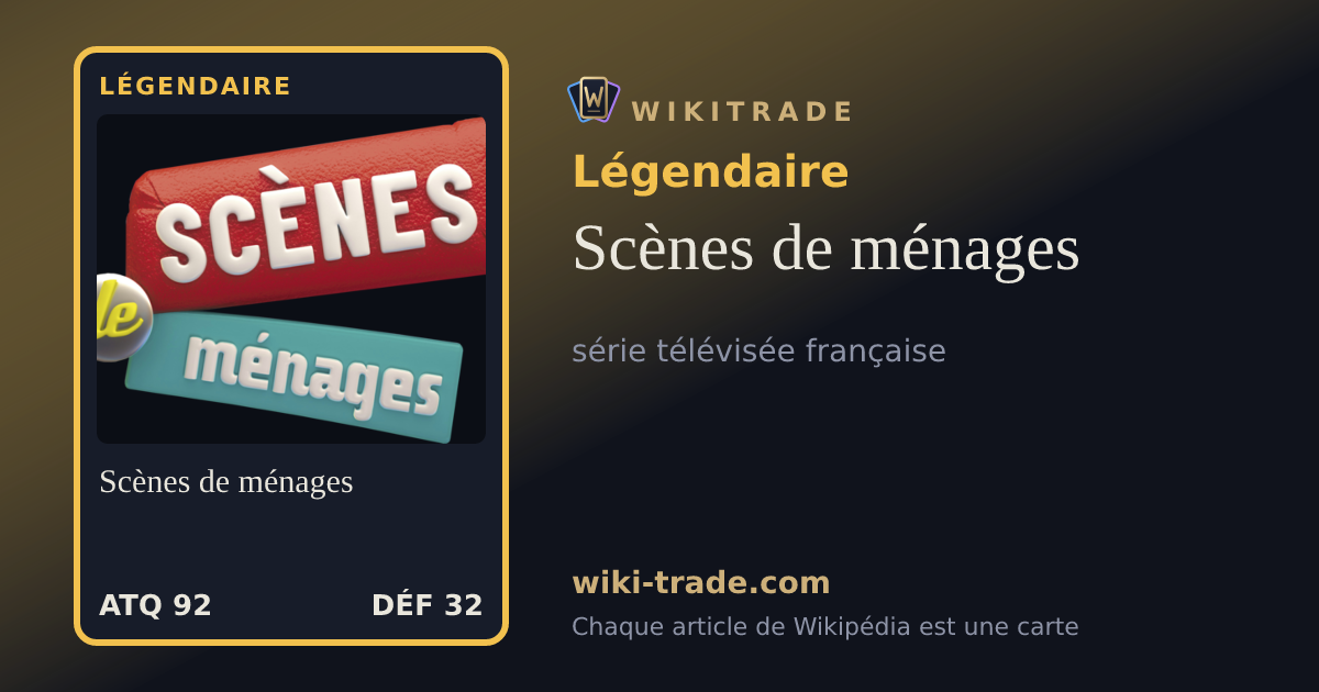 Scènes de ménages — carte Légendaire