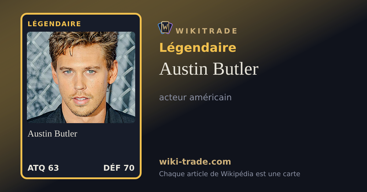 Austin Butler — carte Légendaire