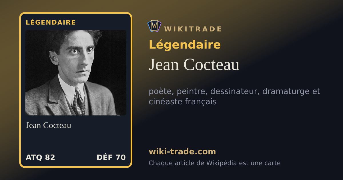 Jean Cocteau — carte Légendaire