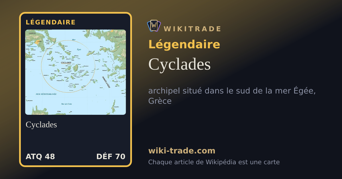 Cyclades — carte Légendaire