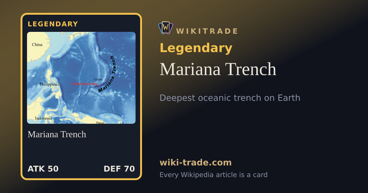 Mariana Trench — Legendary card