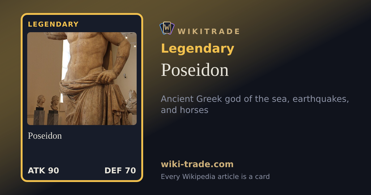 Poseidon — Legendary card