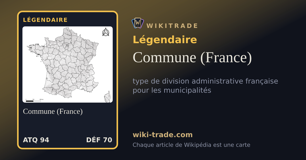 Commune (France) — carte Légendaire