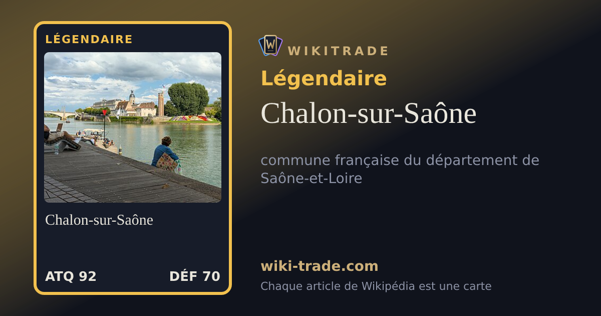 Chalon-sur-Saône — carte Légendaire