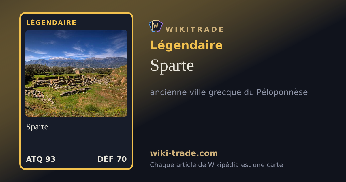 Sparte — carte Légendaire