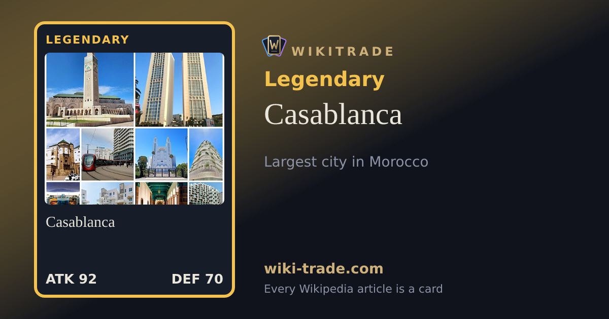 Casablanca — Legendary card