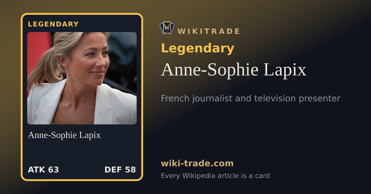 Anne-Sophie Lapix — Legendary card