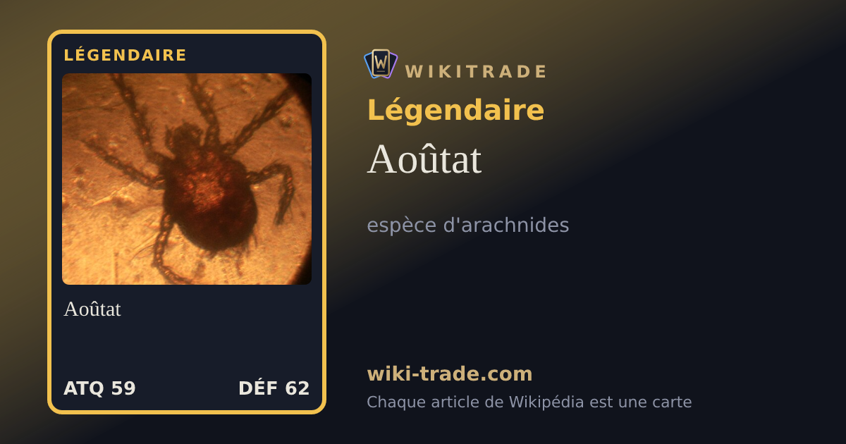 Aoûtat — carte Légendaire