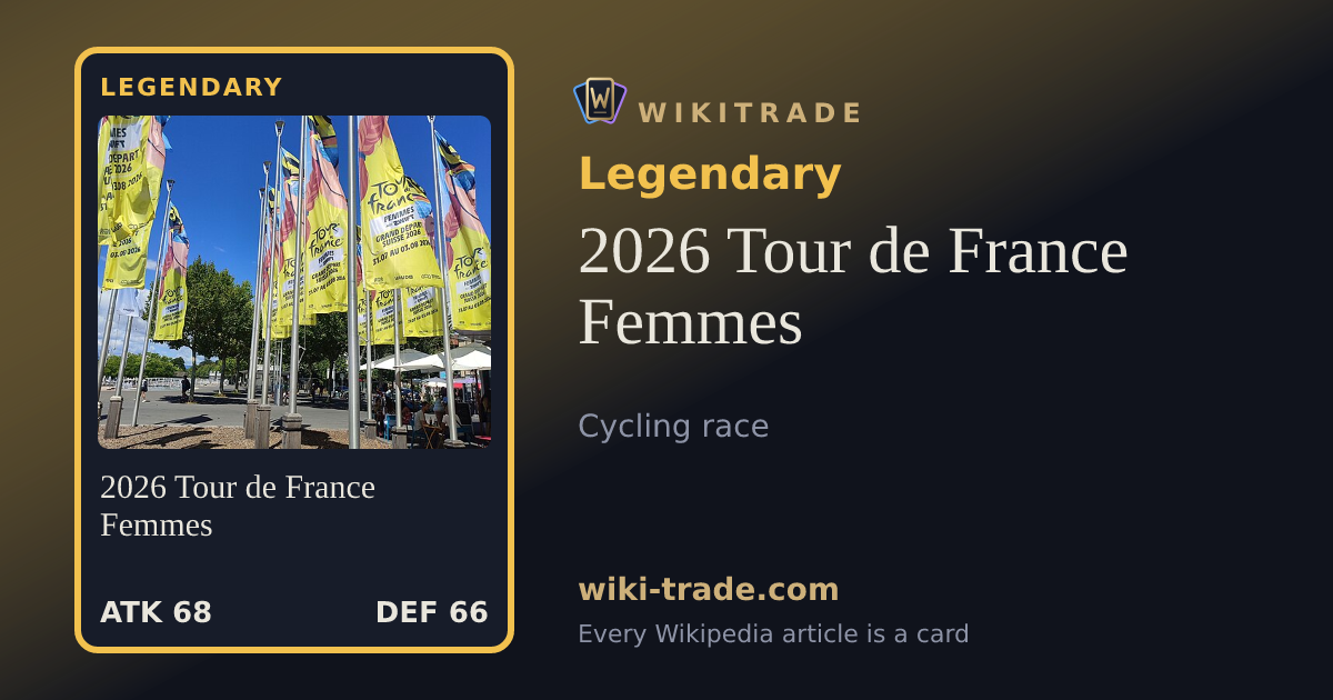2026 Tour de France Femmes — Legendary card