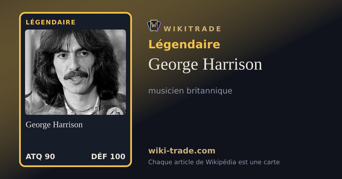 George Harrison — carte Légendaire
